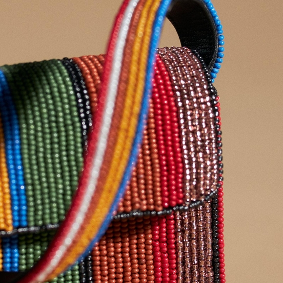 🌼 NWT Anthropologie super mini beaded bag - Picture 3 of 5